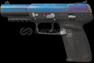 Blue GEM Five-SeveN | Heat Treated 