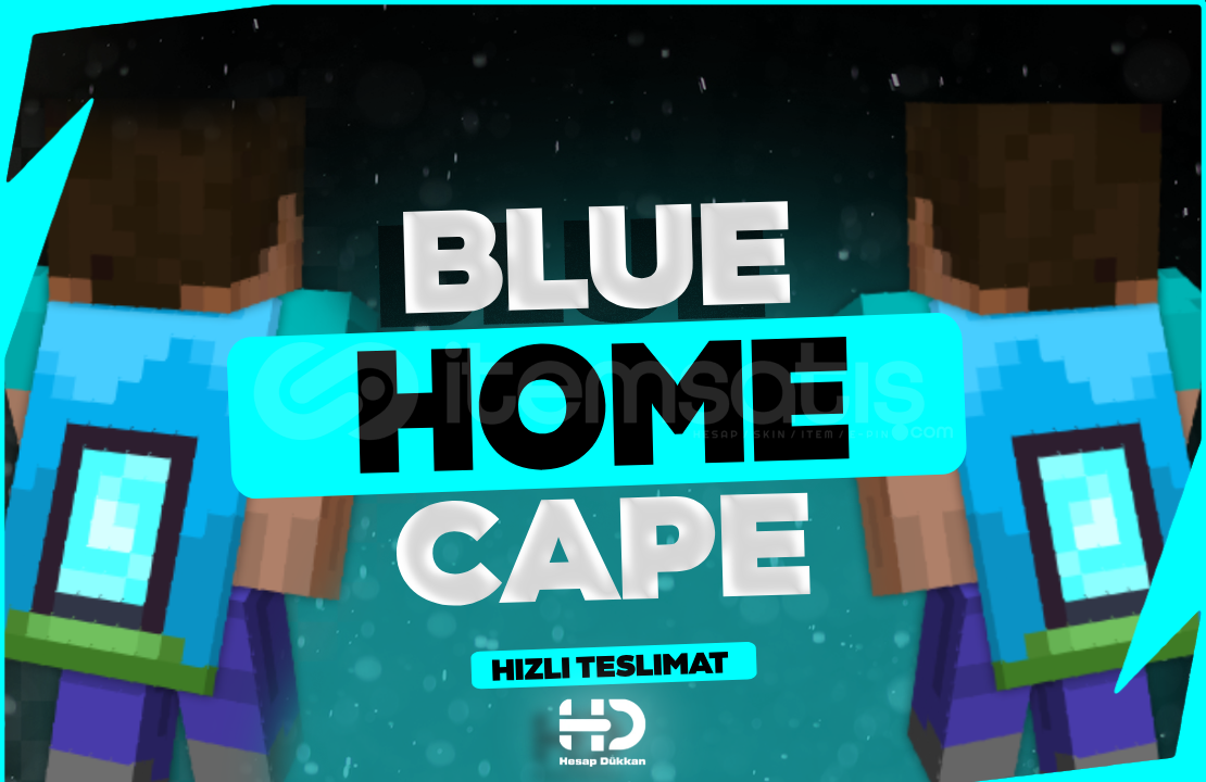 ⭐Blue Home Cape⭐Dijital Kod Minecraft ⭐ ⭐Blue Home Cape⭐Dijital Kod Minecraft ⭐