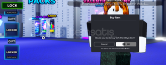 ⭐[BlueLockRivals] 3. Styles Slot Gift GamePass