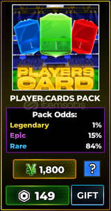 Blue Lock Rivals Player Cards Pack