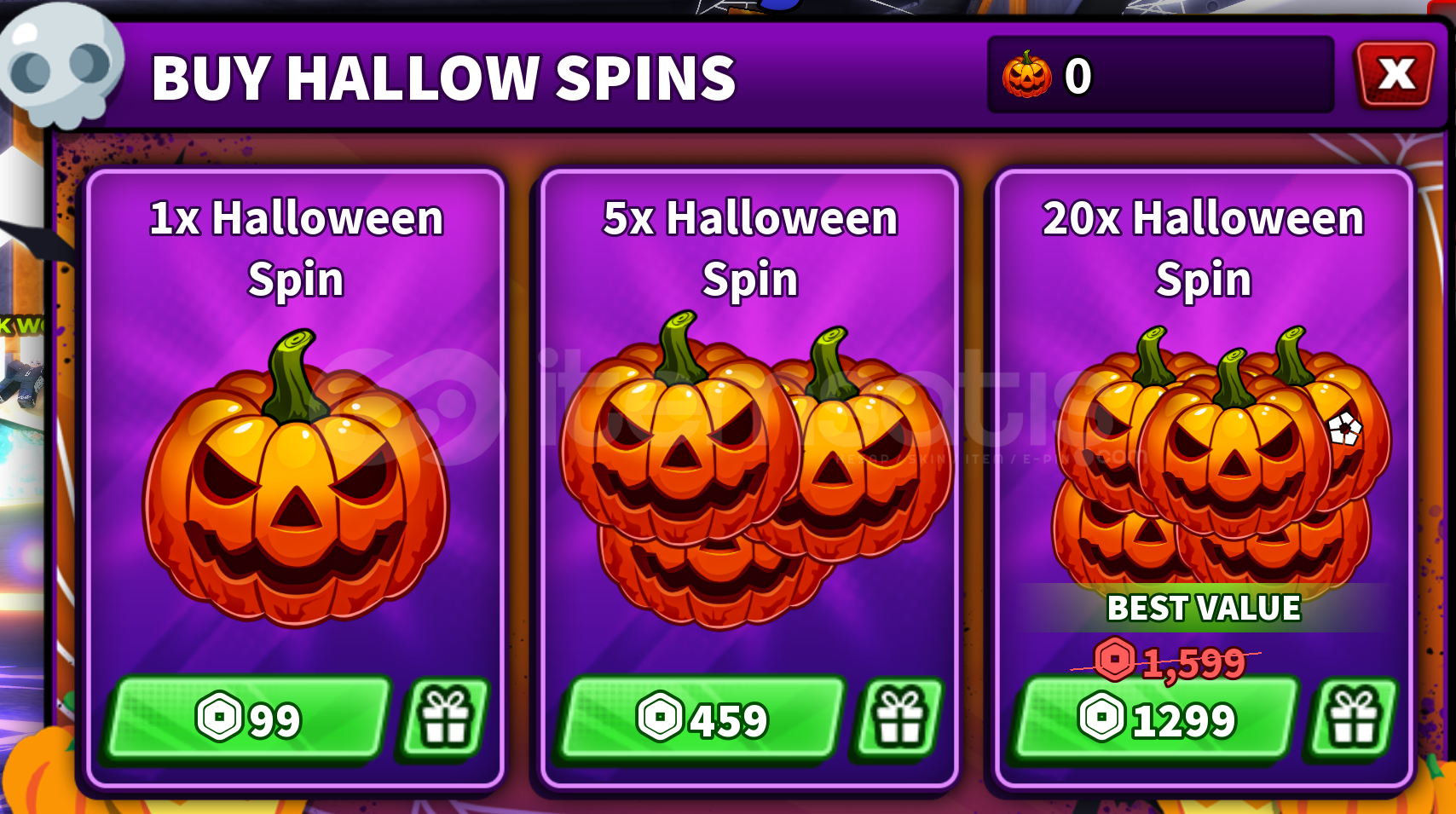 Blue Lock: Rivals / 5 x HALLOWEEN Spin Blue Lock: Rivals / 5 x HALLOWEEN Spin