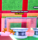 Blue Lock Rivals Gingerbead Explosion Goal Efect