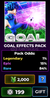 Blue Lock: Rivals Goal Effects Pack
