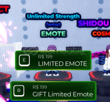 Blue Lock Rivals Unlimited Strength Emote Gift
