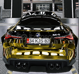 BMW M4 2000HP GOLD CHROME CPM 2