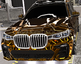 BMW X7 GOLD CHROME CAR PARKİNG 2 