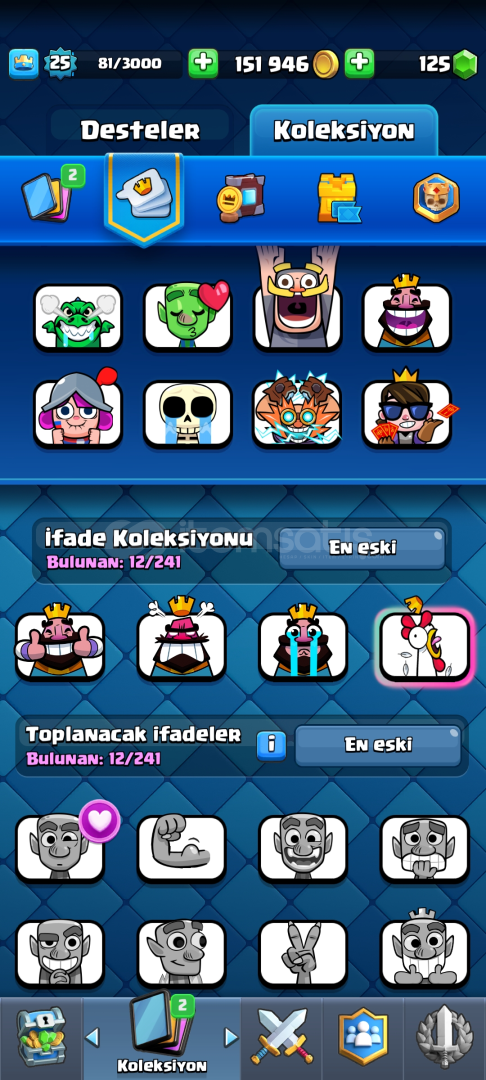 BOL EMOJİLİ 3K KUPA KASMALIK HESAP BOL EMOJİLİ 3K KUPA KASMALIK HESAP