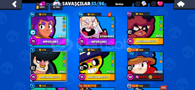 Bol Skinli Brawl Stars 14K Kupa Hesap