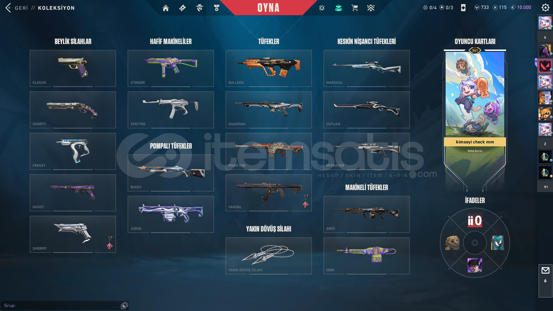 Bol Skinli İmmo Elo Hesap + 3Bpli TFT Hesabı Bol Skinli İmmo Elo Hesap + 3Bpli TFT Hesabı