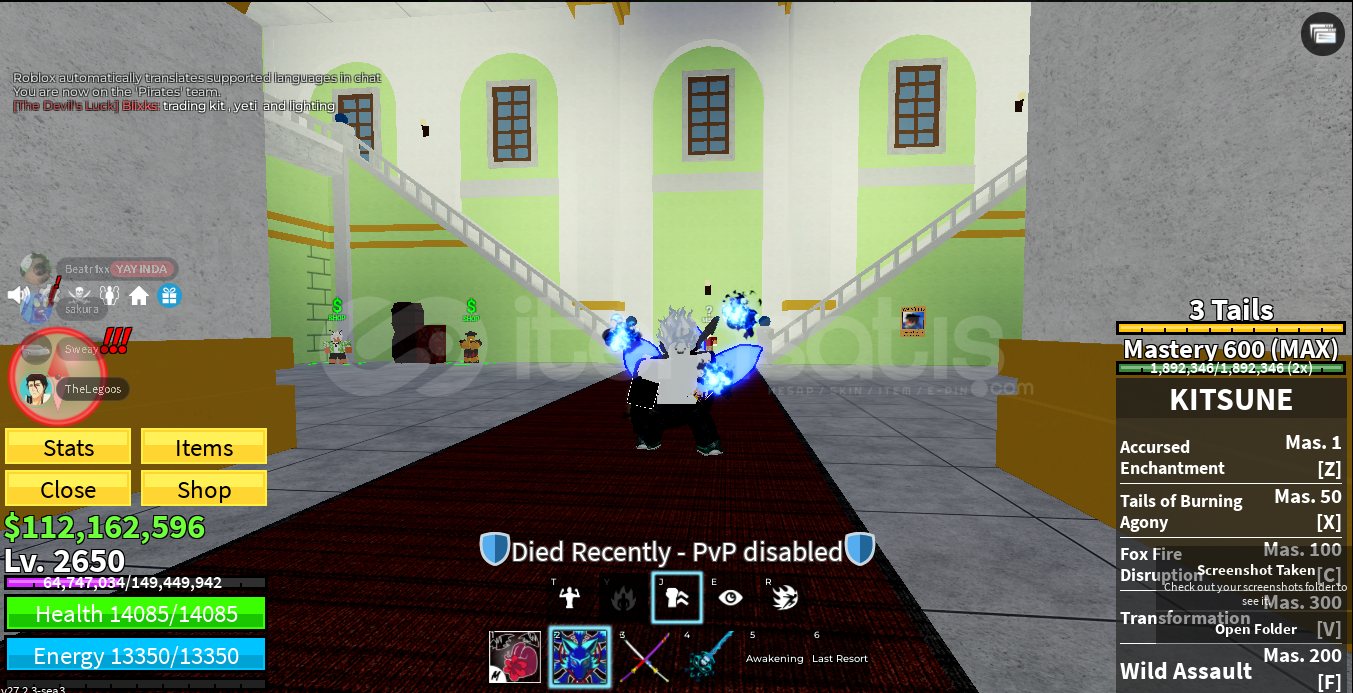 BOMBA BLOX FRUİTS ROBLOX HESABI BOMBA BLOX FRUİTS ROBLOX HESABI