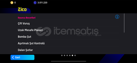 BOMBACI 105 ZİCO 104PİQUE 105 MESSİ