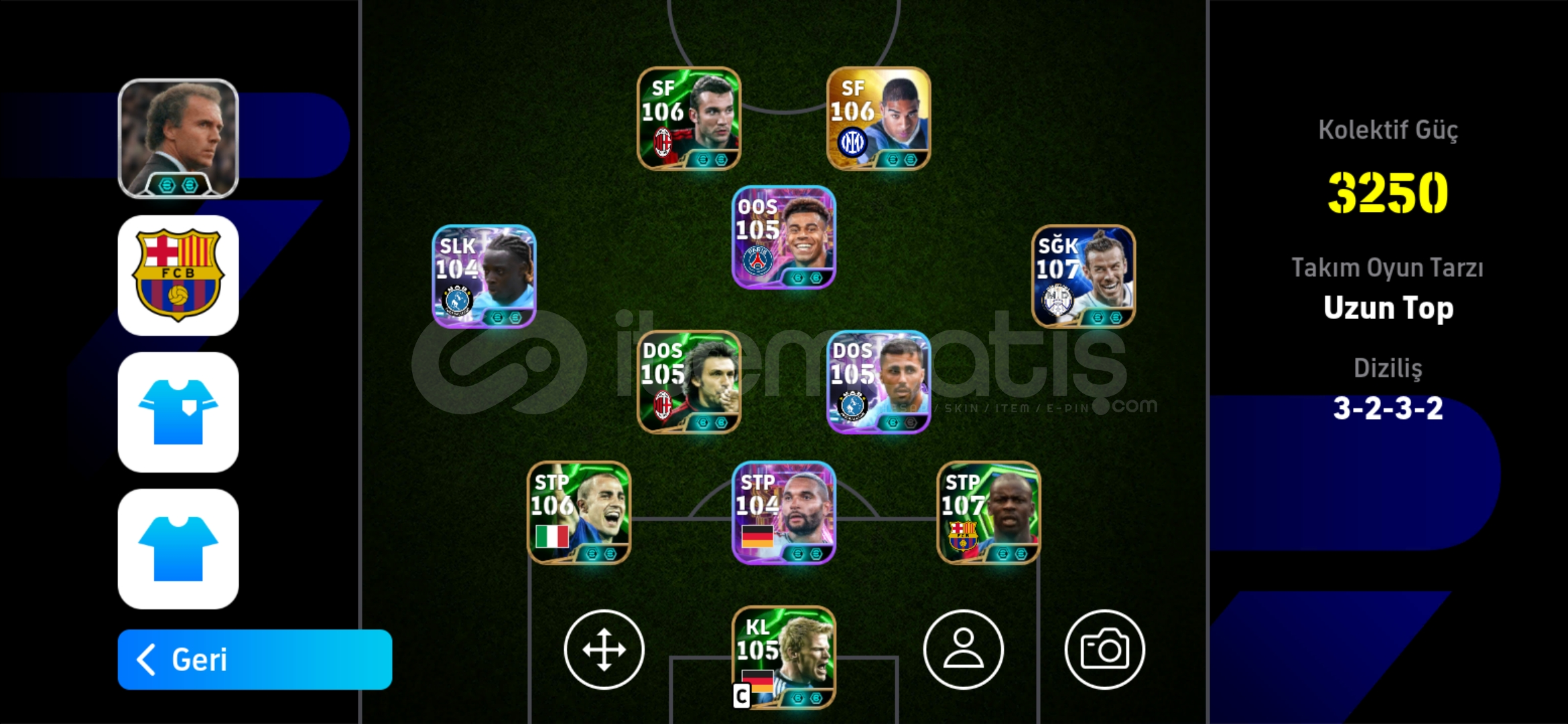 Bombacili 3260 tek bag 107 Ronaldinho  Bombacili 3260 tek bag 107 Ronaldinho