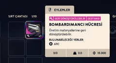 Bombardımacı Hücresi 3x 40TL 