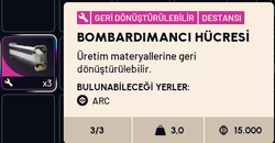 Bombardımancı Hücresi x3 –Ucuz Gerçek Stok!