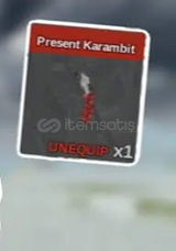 Booga booga present karambit alıınır