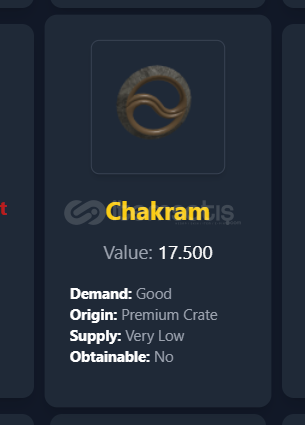 Booga Booga reborn 1x chakram Booga Booga reborn 1x chakram