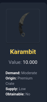 Booga booga reborn karambit