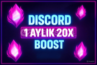 ⭐[BOOTSUZ OTO] 1 AYLIK Discord 20X Server Boost