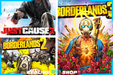 Borderlands 3 - Borderlands 2 - Just Cause 2