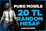 ⭐ VİP RANDOM | 20TL PUBGM RANDOM HESAP