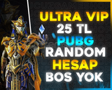 BOŞ YOK | 25TL PUBG RANDOM HESAP 