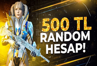 [+200 KOSTÜM + DESTANSILI ] 500 TL PUBGM RANDOM 