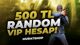 ⭐[BOŞ YOK] PUBG MOBİLE 500TL RANDOM HESAP⭐