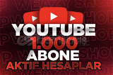 Youtube 1000 Gerçek Abone (ANLIK)