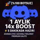 ???? [Botsuz] 1 Ay 14x BOOST | 5 Dakikada Teslim 