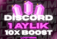 ⭐[BOTSUZ] 1 AYLIK 10X BOOST/EN UYGUN+GARANTİ✅⭐