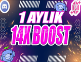 ⭐BOTSUZ 1 Aylık 14x Boost