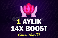 [BOTSUZ] 1 AYLIK 14X BOOST