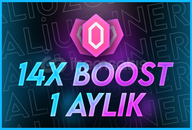 ⚡「HIZLI/BOTSUZ」| 1 AYLIK 14X BOOST | ⚡