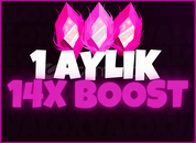 ⭐[BOTSUZ] 1 AYLIK 14x BOOST | GARANTİLİ-HIZLI✅