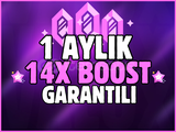 ⭐[BOTSUZ] 1 AYLIK 14x BOOST | GARANTİLİ-HIZLI✅