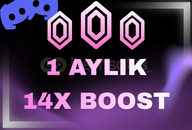 ⭐[BOTSUZ] 1 AYLIK 14X BOOST SORUNSUZ