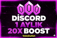 ✅ [GUILD TAG İÇİN & BOTSUZ] 1 AYLIK 20X BOOST ✅