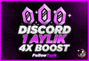 ⭐BOTSUZ ⭐1 AYLIK 4X BOOST⭐