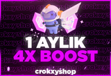 [OTOGÖNDERİM] 1 AYLIK 4X BOOST