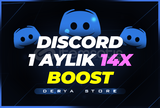 BOTSUZ | 1 Aylık Discord 14x Boost