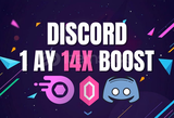 Botsuz 1 Aylık Discord 14x Boost