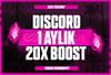 ⭐ [BOTSUZ] 1 Aylık Discord 20X Boost ⭐