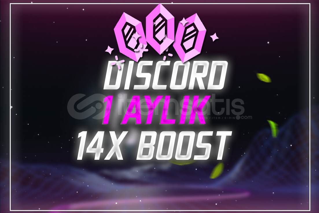 (BOTSUZ) 14X AYLIK BOOST DİSCORD (BOTSUZ) 14X AYLIK BOOST DİSCORD