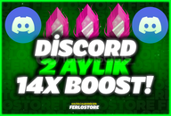 ⭐[BOTSUZ] 2 Aylık Discord 14X Server Boost