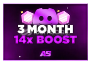 ✅[BOTSUZ] 3 AYLIK BOOST STOK VAR✅