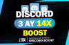 BOTSUZ | 3 Aylık Discord 14x Boost