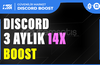 BOTSUZ | 3 Aylık Discord 14x Boost