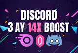 Botsuz 3 Aylık Discord 14x Boost