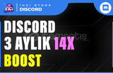 BOTSUZ | 3 Aylık Discord 14x Boost