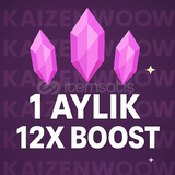 ⭐[BOTSUZ] ANINDA TESLİMAT | 1 AYLIK 12X BOOST